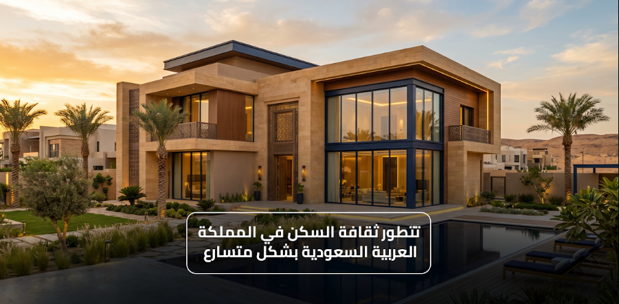 تتطور ثقافة السكن في المملكة العربية السعودية بشكل متسارع