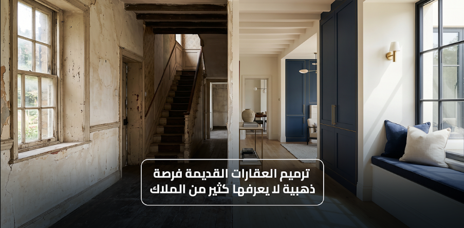 ترميم العقارات القديمة فرصة ذهبية لا يعرفها كثير من الملاك